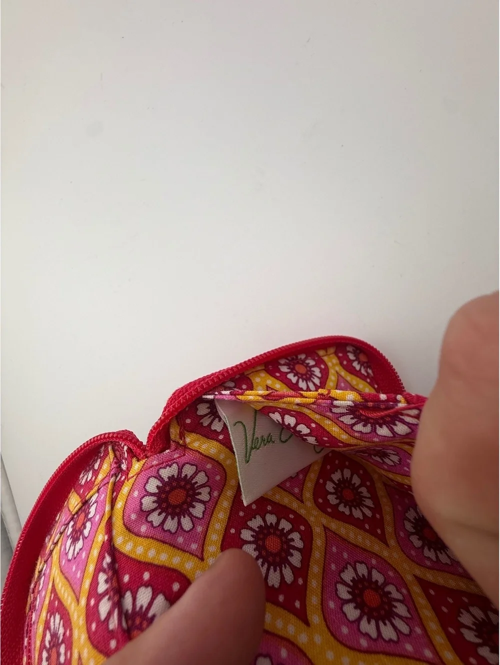 Vintage Y2K Vera Bradley Raspberry Fizz All in One Zip Around Wristlet Wallet